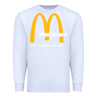 White marijuana over 1 million stoned Premium Sweatshirt - artisFamous