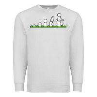Dove Grey lego Premium Sweatshirt - artisFamous