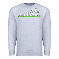 Heather Grey lego Premium Sweatshirt - artisFamous