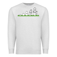 Oatmeal Heather lego Premium Sweatshirt - artisFamous