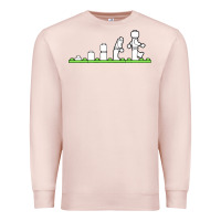 Pale Pink lego Premium Sweatshirt - artisFamous