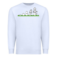 White lego Premium Sweatshirt - artisFamous