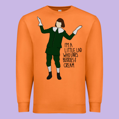 Berries And Cream Premium Sweatshirt Designed By Artisfamous