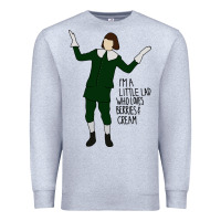 Heather Grey berries and cream Premium Sweatshirt - artisFamous