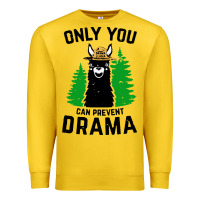 Lemon only you can prevent drama llama Premium Sweatshirt - artisFamous