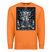 Carrot hecate tarot card triple moon goddess witch wiccan pagan Premium Sweatshirt - artisFamous
