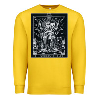 Lemon hecate tarot card triple moon goddess witch wiccan pagan Premium Sweatshirt - artisFamous