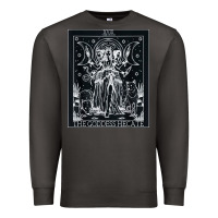 Smoke hecate tarot card triple moon goddess witch wiccan pagan Premium Sweatshirt - artisFamous