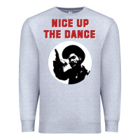 Heather Grey nice up the dance Premium Sweatshirt - artisFamous