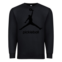 Black funny pickleball Premium Sweatshirt - artisFamous
