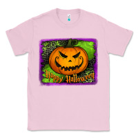 Bubblegum Pink happy halloween jack o' lantern pumpkin Classic Tee - Jasminsmagicworld
