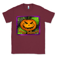 Burgundy happy halloween jack o' lantern pumpkin Classic Tee - Jasminsmagicworld