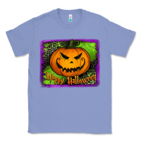 Colony Blue happy halloween jack o' lantern pumpkin Classic Tee - Jasminsmagicworld