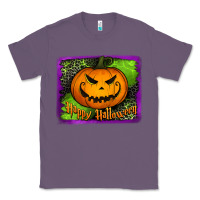 Lavender happy halloween jack o' lantern pumpkin Classic Tee - Jasminsmagicworld