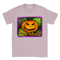 Lilac happy halloween jack o' lantern pumpkin Classic Tee - Jasminsmagicworld