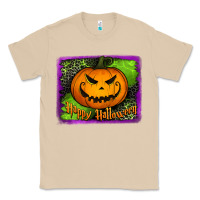Mushroom happy halloween jack o' lantern pumpkin Classic Tee - Jasminsmagicworld
