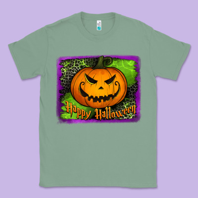 Happy Halloween Jack O' Lantern Pumpkin Classic Tee Designed By Jasminsmagicworld