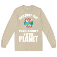 Mushroom Destroy the patriarchy not the planet Long Sleeve Tee - Bettercallsaul
