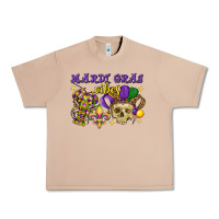 Burro mardi gras vibes skull Urban Heavy Tee - FaDigitalArtStudio