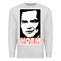 Dove Grey norm macdonald Premium Sweatshirt - artisFamous