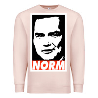 Pale Pink norm macdonald Premium Sweatshirt - artisFamous