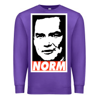 Purple norm macdonald Premium Sweatshirt - artisFamous