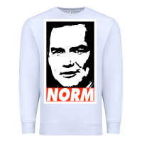 White norm macdonald Premium Sweatshirt - artisFamous