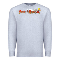 Heather Grey Dennis the Menace funny cartoon movie Premium Sweatshirt - artisFamous