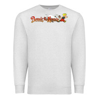 Oatmeal Heather Dennis the Menace funny cartoon movie Premium Sweatshirt - artisFamous