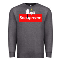 Charcoal Heather snoopreme Premium Sweatshirt - artisFamous