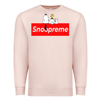 Pale Pink snoopreme Premium Sweatshirt - artisFamous