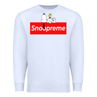 White snoopreme Premium Sweatshirt - artisFamous