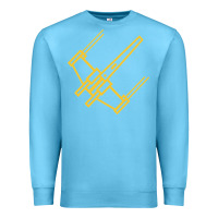 Ocean Blue x wing starfighter Premium Sweatshirt - artisFamous