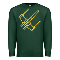 Sports Green x wing starfighter Premium Sweatshirt - artisFamous