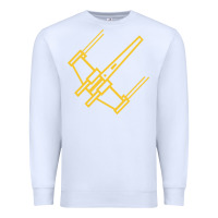 White x wing starfighter Premium Sweatshirt - artisFamous