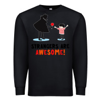Black strangers are awesome Premium Sweatshirt - artisFamous