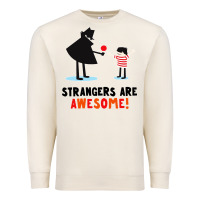 Sandshell strangers are awesome Premium Sweatshirt - artisFamous
