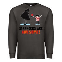 Smoke strangers are awesome Premium Sweatshirt - artisFamous