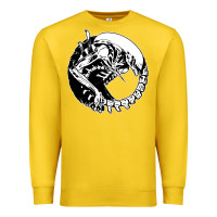 Lemon xenomorph Premium Sweatshirt - artisFamous