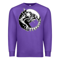 Purple xenomorph Premium Sweatshirt - artisFamous