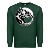 Sports Green xenomorph Premium Sweatshirt - artisFamous