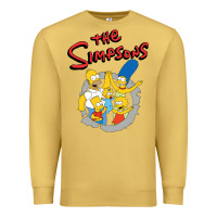 Antique Gold the simpsons funny family Premium Sweatshirt - artisFamous