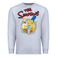 Heather Grey the simpsons funny family Premium Sweatshirt - artisFamous