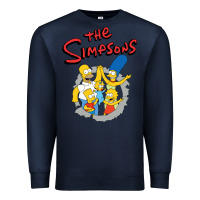 Navy the simpsons funny family Premium Sweatshirt - artisFamous