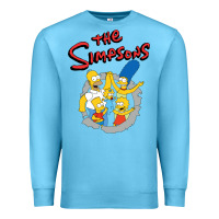 Ocean Blue the simpsons funny family Premium Sweatshirt - artisFamous