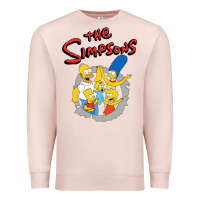 Pale Pink the simpsons funny family Premium Sweatshirt - artisFamous