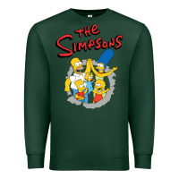 Sports Green the simpsons funny family Premium Sweatshirt - artisFamous