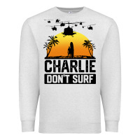 Oatmeal Heather summer vacation charlie don't surf Premium Sweatshirt - artisFamous