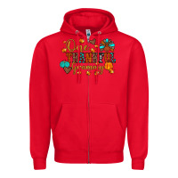 Red one thankful grammy Zipper Hoodie - JahusDesignShop