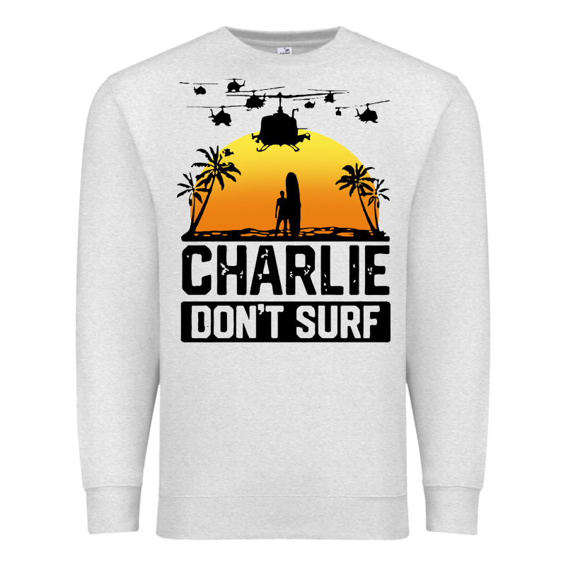 Summer Vacation Charlie Don't Surf Premium Sweatshirt by artisFamous | Teevron